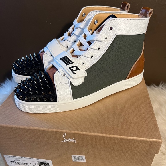 christian louboutin spikes vs flat gilt mimo/vv/clf - Picture 12 of 13